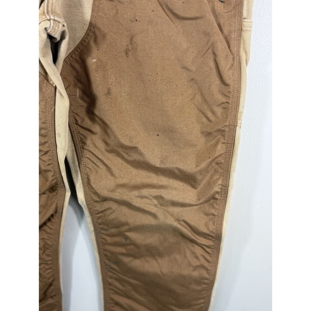 Carhartt Double Knee Carpenter Pants Men's Distressed Canvas Workwear Grunge - Picture 7 of 12